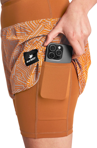 Shorts Saysky Reflective Pace 2 in 1 Shorts 3" Orange | owrsh23c1051-owrsh23c1051, 1