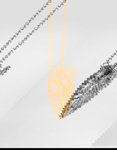 Halskæde Dolce & Gabbana Dolce & Gabbana Devotion 18 Carat Yellow Gold Diamond Heart Pendant Necklace Metalisk | WNND1KWYEDWZOO00, 2