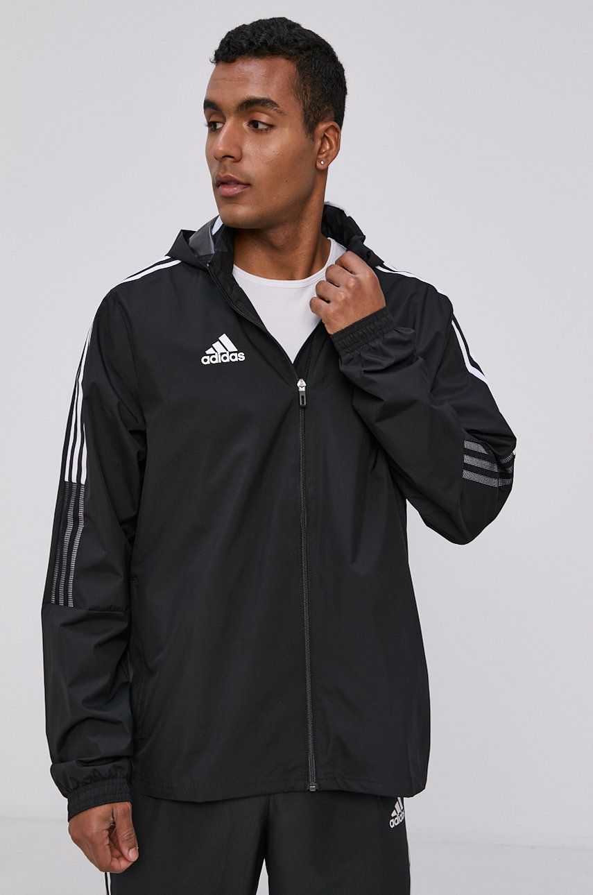 Vindjakke adidas Performance Tiro 21 All-Weather Sort | gh4466, 0