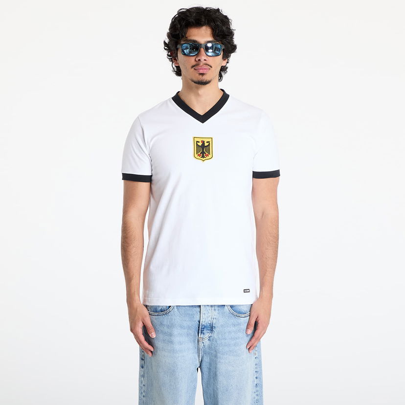 T-shirt COPA COPA Germany 1970's Retro Football T-Shirt Hvid | 629-003