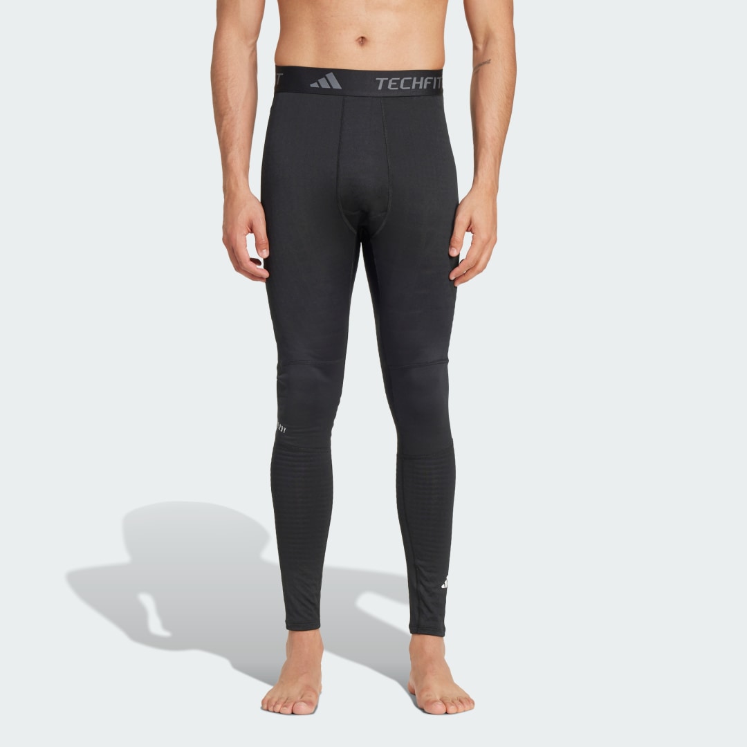 Sokker adidas Performance TECHFIT COLD.RDY Training Long Tights Sort | IN5582, 0