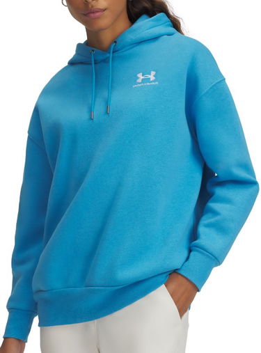 Sweatshirt Under Armour Under Armour UA Icon Fleece OS Hoodie Blå | 1379495-452, 0