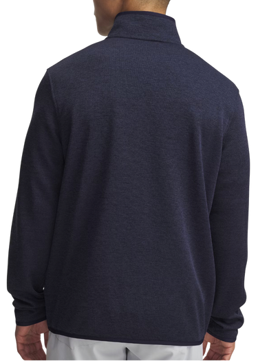 Jakke Under Armour Drive Sweaterfleece Full-Zip Jacket Mørkeblå | 6005672-410, 1