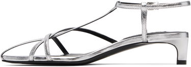 Sneakers og sko Jil Sander Jil Sander Cage Low Heel Sandals Metalisk | J15WP0129_P4836, 2