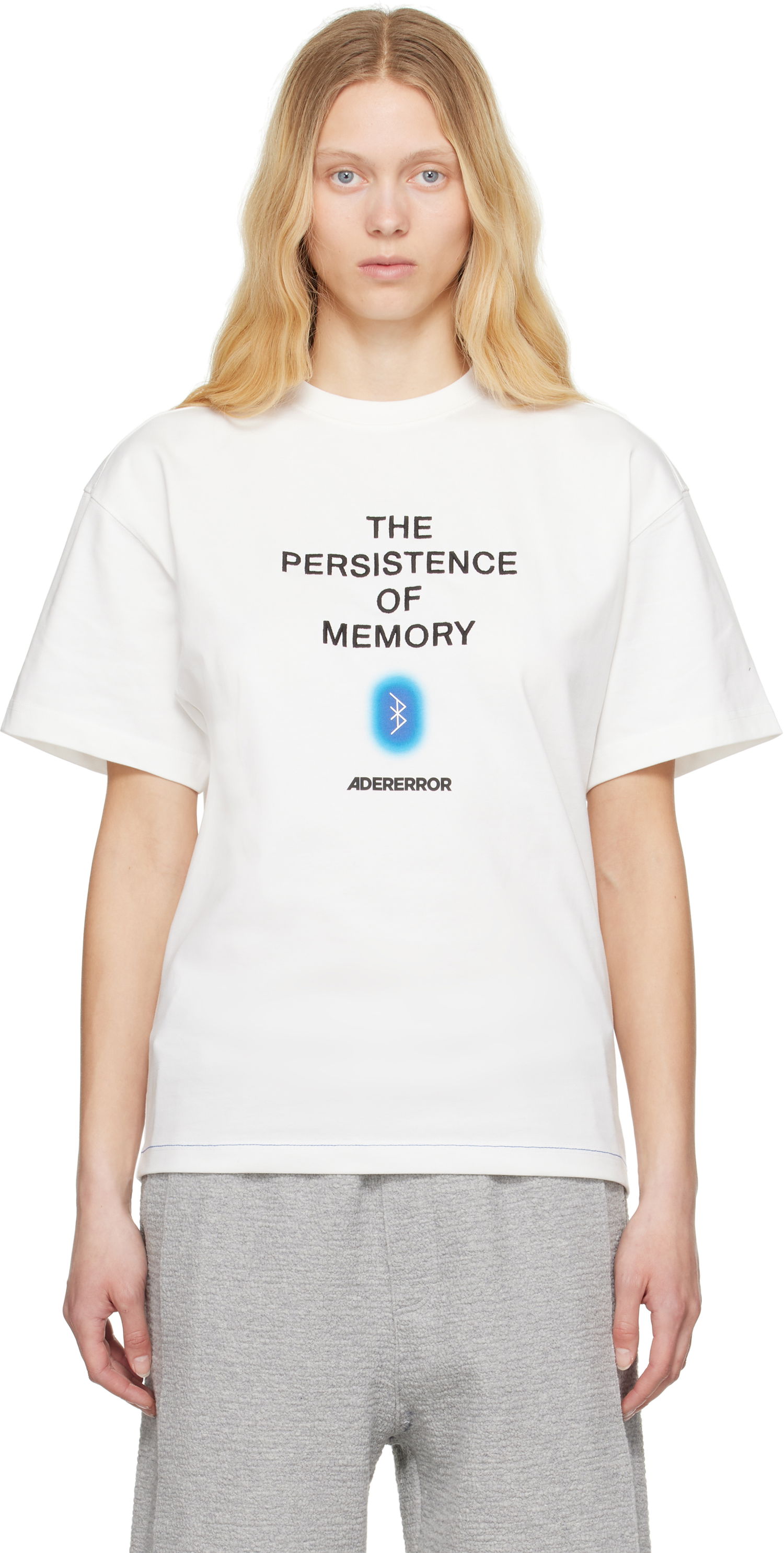 T-shirt ADER ERROR ADER error Persistence of Memory T-Shirt Hvid | BO01SSTS0116OW, 0