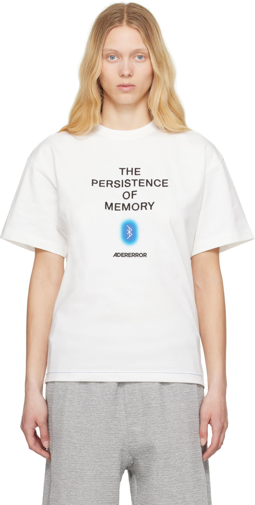 T-shirt ADER ERROR ADER error Persistence of Memory T-Shirt Hvid | BO01SSTS0116OW
