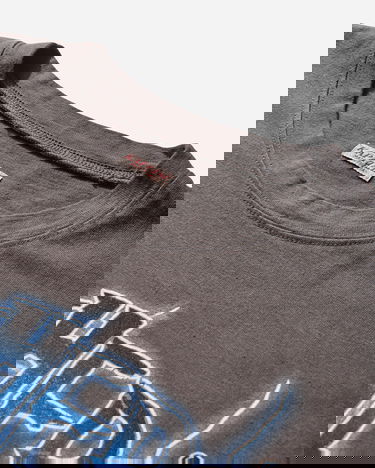 T-shirt KAPITAL Jersey Crew T-Shirt (Lightning Piano) Grå | K2503SC063 IB, 4