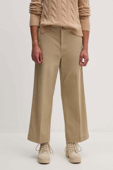 Bukser Polo by Ralph Lauren High Waist Trousers Beige | 211939940, 0