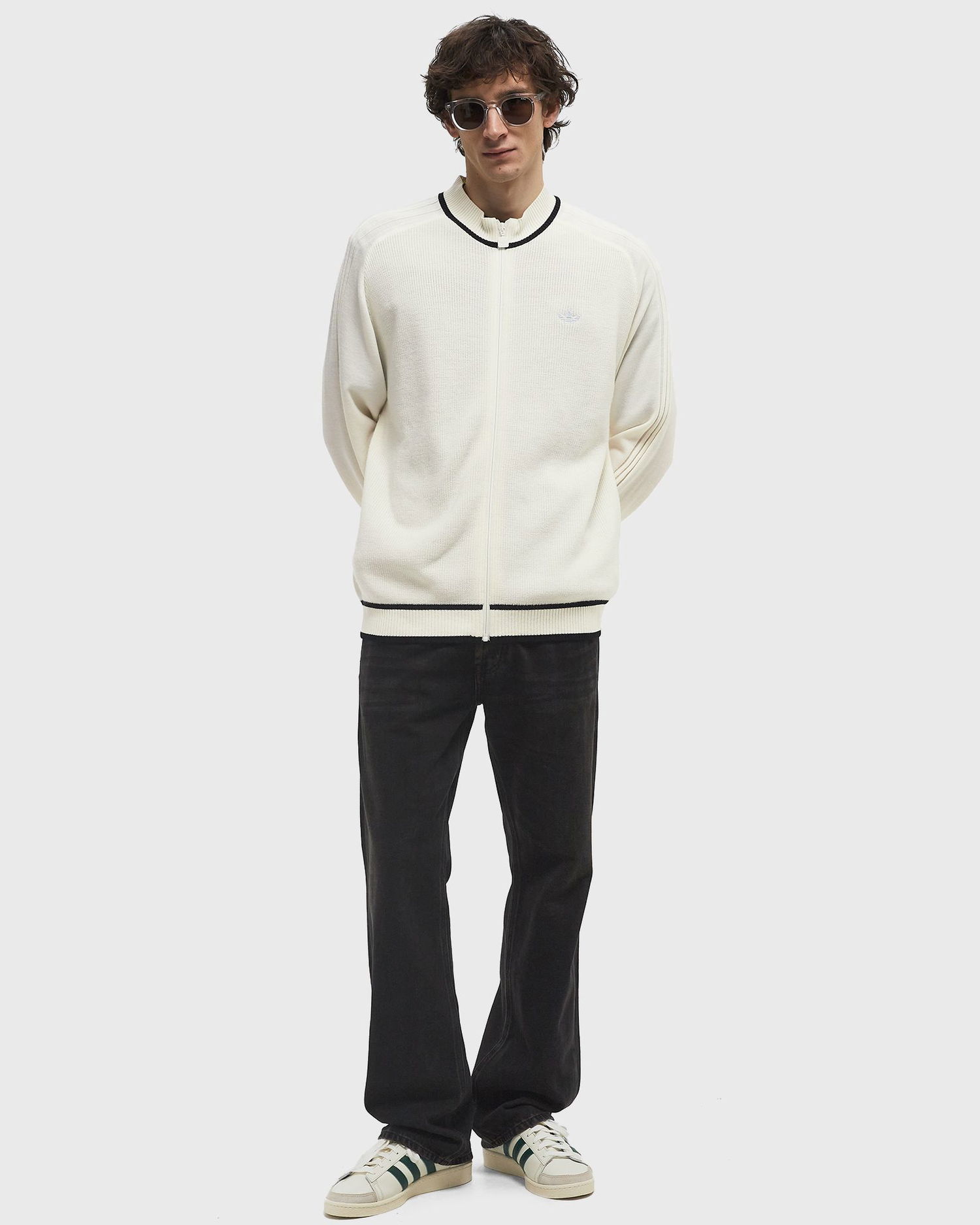Sweater adidas Originals Premium Cardigan XL Hvid | JD3402, 1
