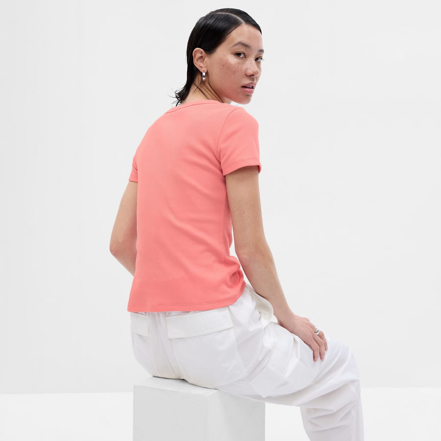 T-shirt GAP Baby Tee Lyserød | 635864-03, 1