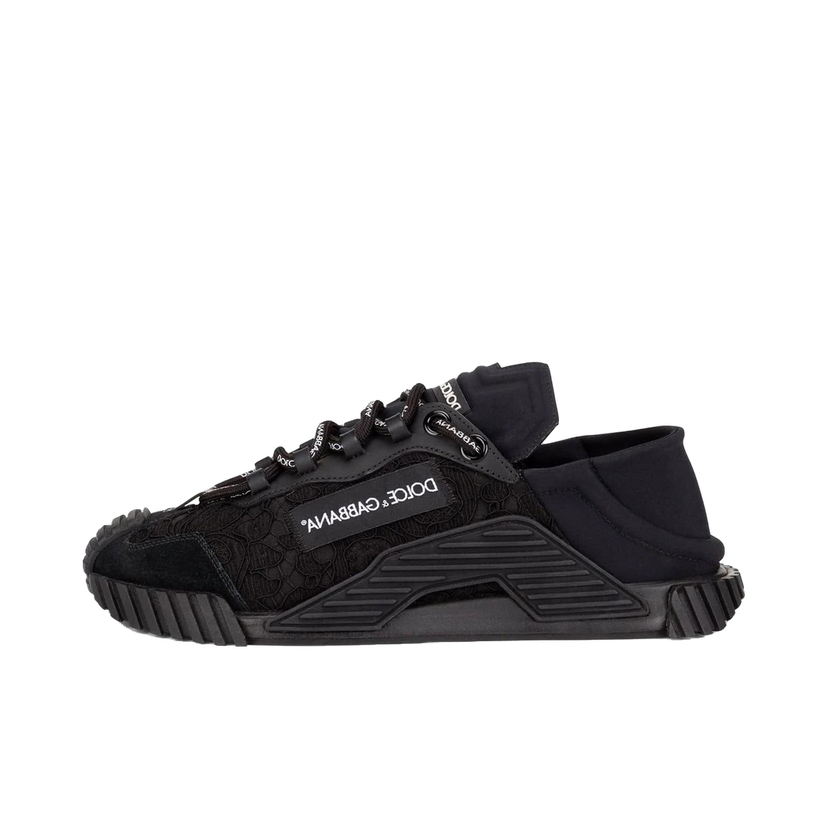 Sneakers og sko Dolce & Gabbana NS1 Low Top Black Lace W Sort | CK1837AX37280999