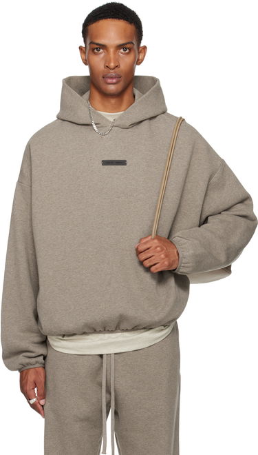 Sweatshirt Fear of God Fear of God ESSENTIALS Modern Fit Fleece Hoodie Grå | 192SP256513F, 0