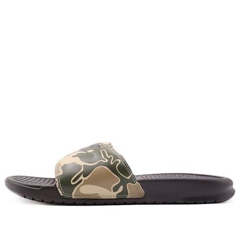 Sneakers og sko Nike Benassi JDI Print Slides Brun | 631261-202, 0