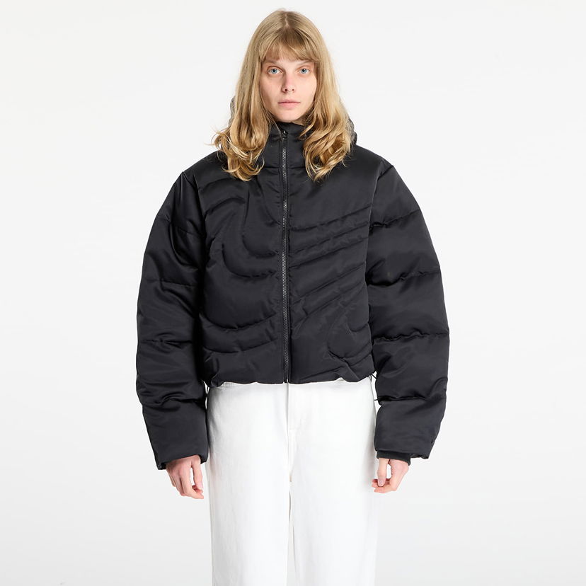 Puffer jakke Nike Sportswear Swoosh Series Therma-FIT Oversized Down Puffer Jacket Sort | IB2005-010