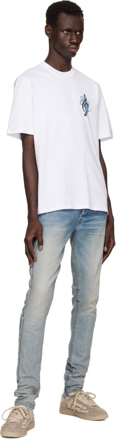 T-shirt AMIRI Amiri Jazz Band Graphic T-Shirt Hvid | AMJYTE1167, 3