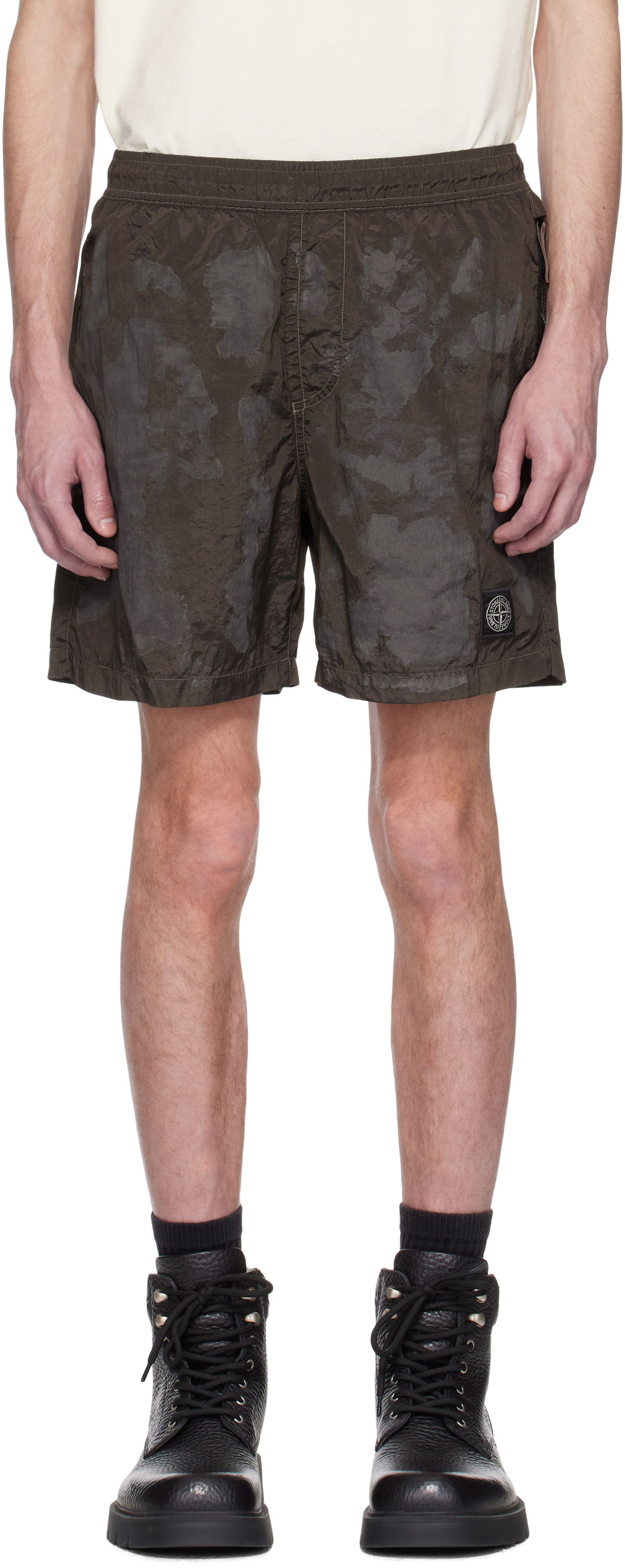 Shorts Stone Island Stone Island Nylon Metal Swim Shorts Brun | K1S15 B100010 S0A78, 0