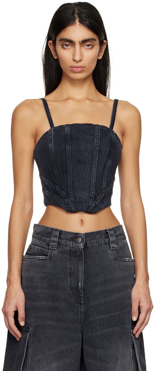 Tanktop AMIRI Faded Tank Top Sort | PS24WDF007