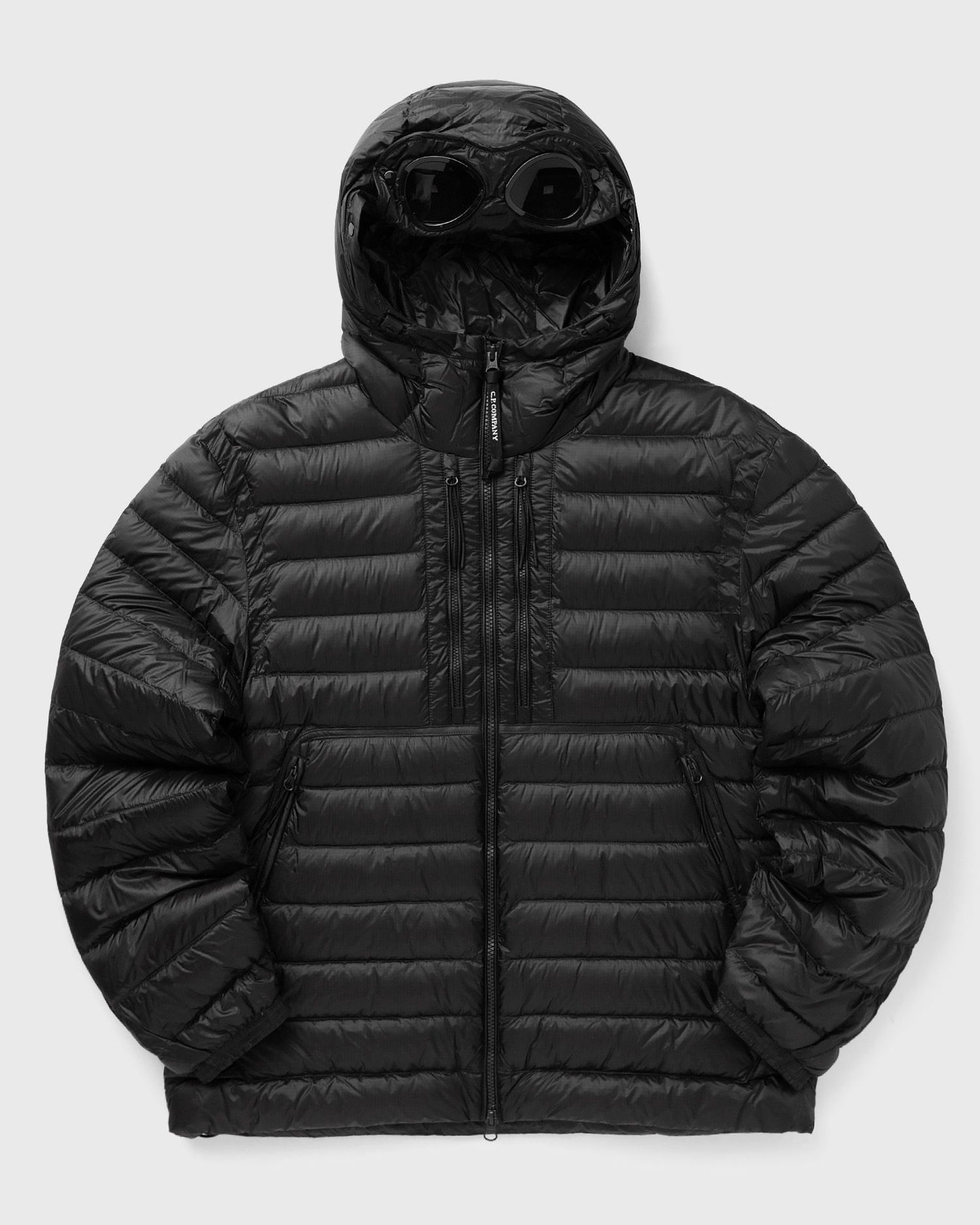 Puffer jakke C.P. Company Goggle Hooded Down Jacket Sort | 19CMOW031A110416A-999, 0