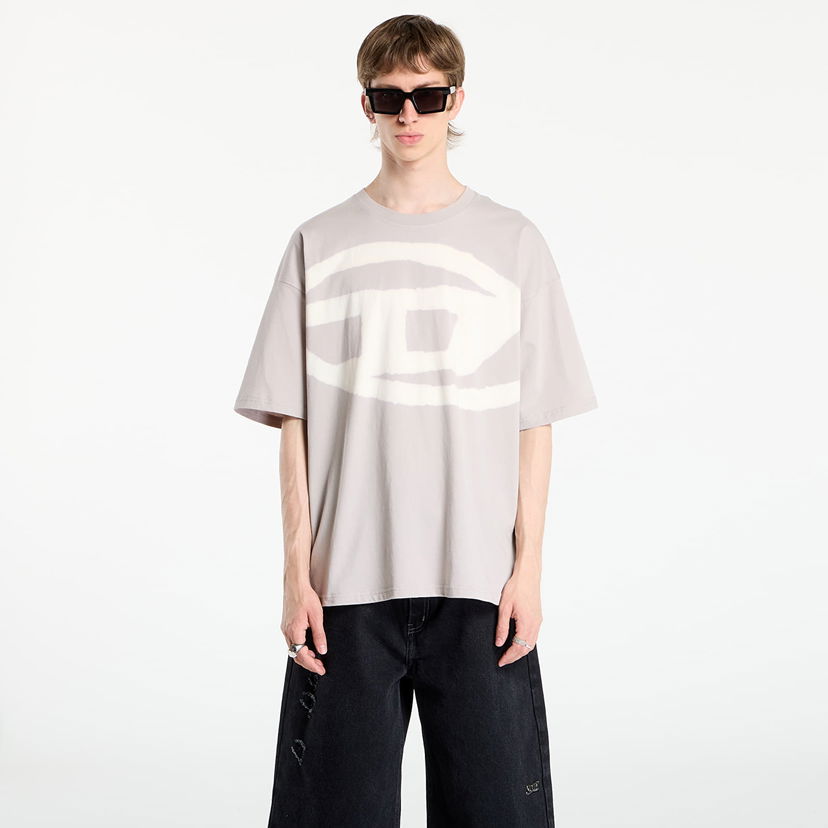 T-shirt Diesel T-Boxt-Bleach T-Shirt Grey Grå | A14872_0QKAS 9BZ