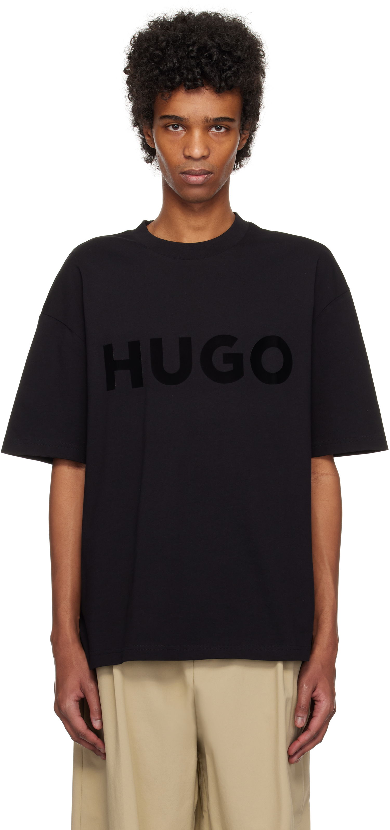 T-shirt BOSS Hugo Oversize T-Shirt Sort | 50525765, 0
