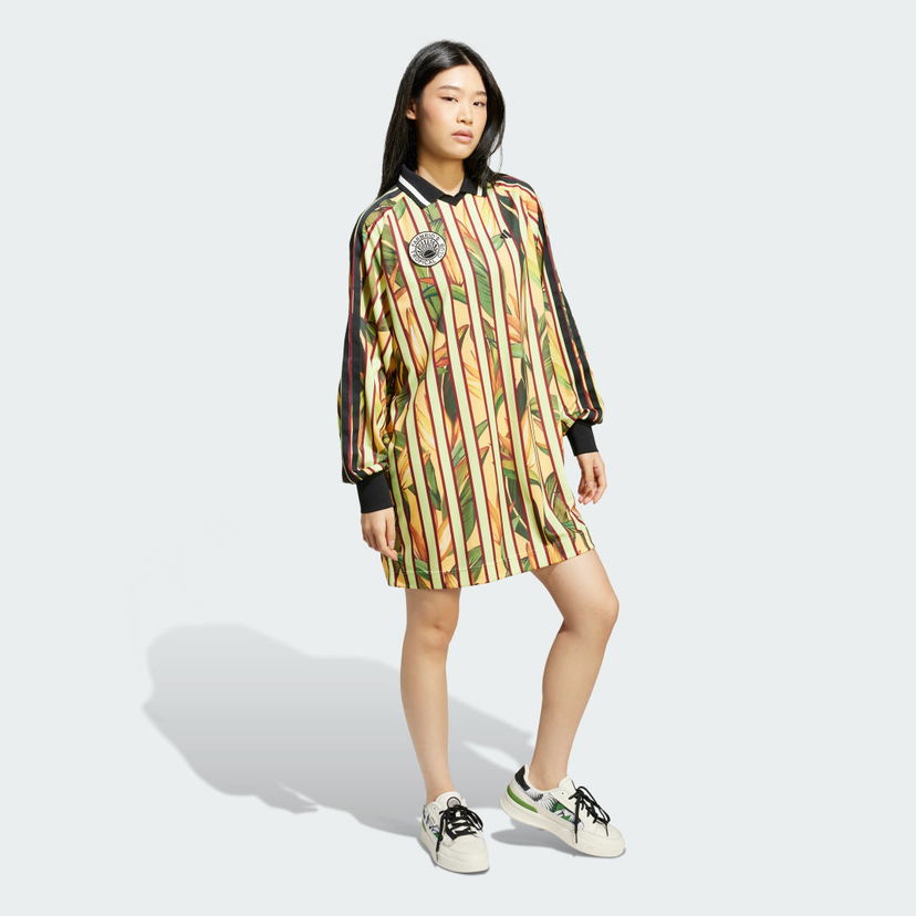 Kjole adidas Performance adidas X FARM Premium Dress Flerfarvet | JD6284