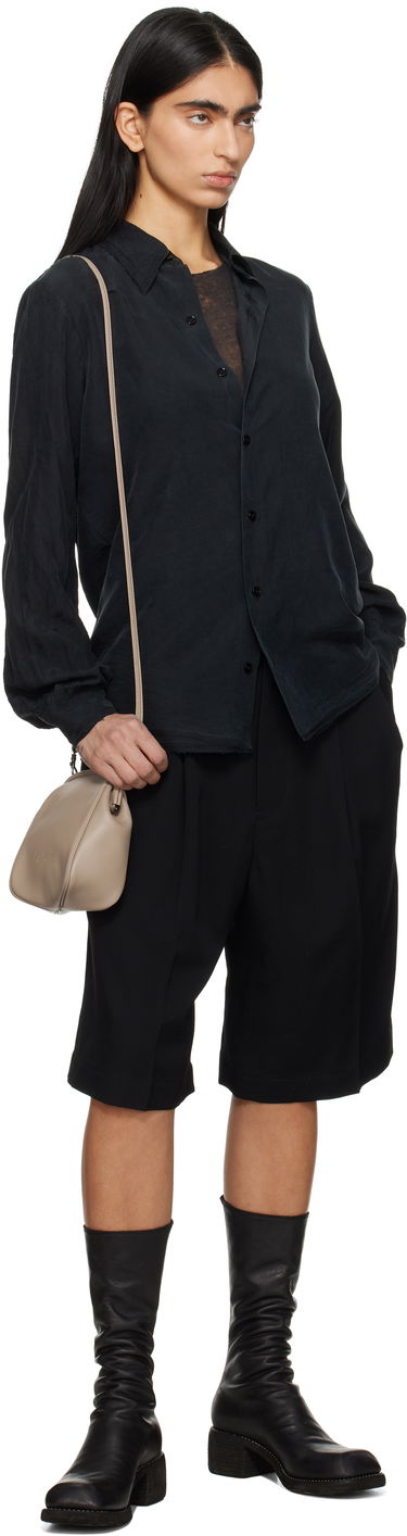 Håndtaske Yohji Yamamoto Yohji Yamamoto Clasp Shoulder Bag Beige | DT-A92-706, 3