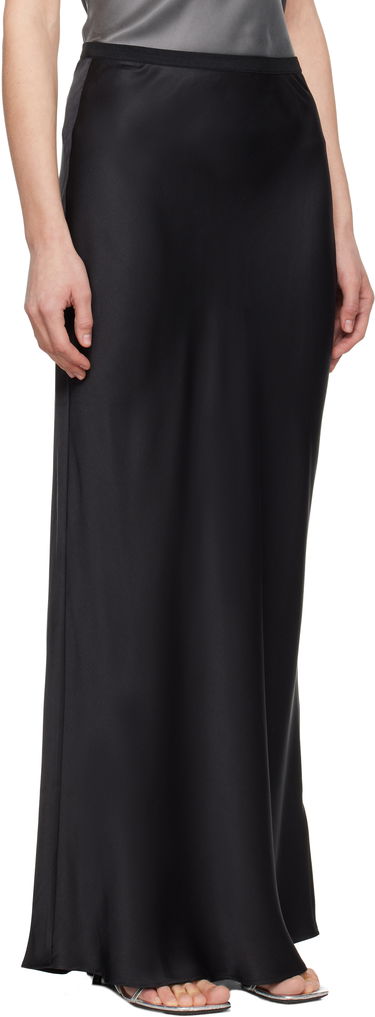 Nederdel Anine Bing Black Silk Maxi Skirt Sort | A-04-2320-000, 4