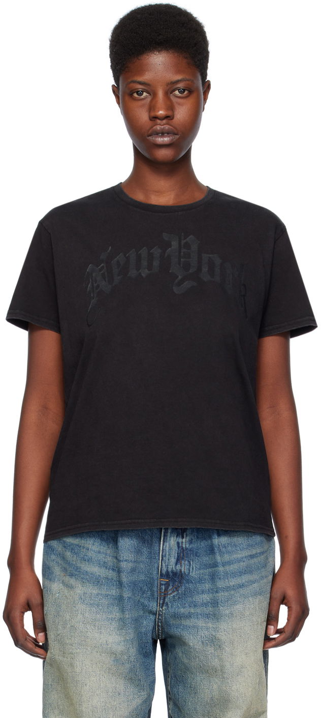 T-shirt R13 R13 'New York Boy' T-Shirt Sort | R13WK001-K099A
