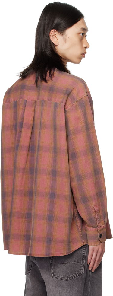 Skjorte OUR LEGACY Our Legacy Borrowed Plaid Shirt Lyserød | M4252BIDC, 2
