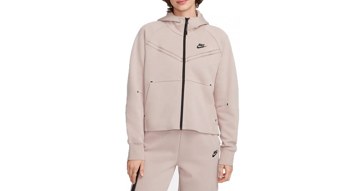 Sweatshirt Nike Hoodie Sportswear Tech Fleece Windrunner Lyserød | cw4298-272, 1