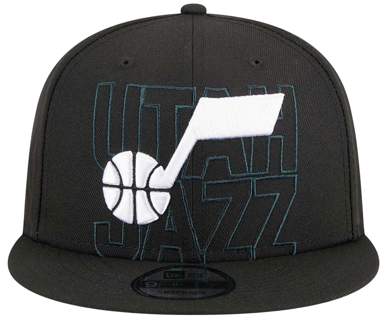 Kasket New Era New Era Utah Jazz Draft Snapback Cap Sort | 60360927-60360927, 1