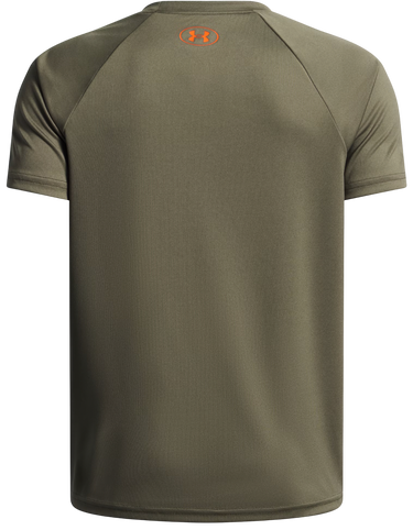 T-shirt Under Armour Tech Split Wordmark Short Sleeve T-Shirt Grøn | 1383010-390, 2