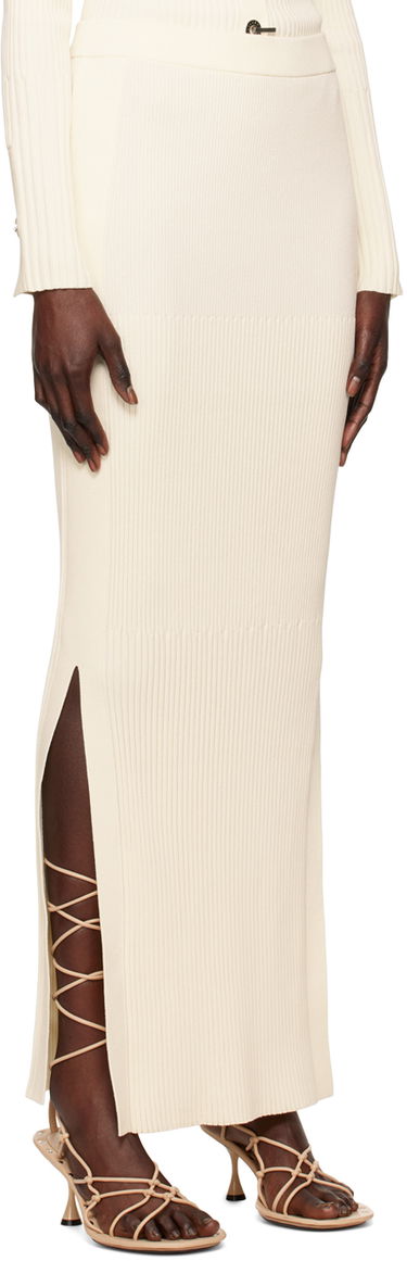 Nederdel Dion Lee Gradient Rib Maxi Skirt Sort | A7660R23, 4
