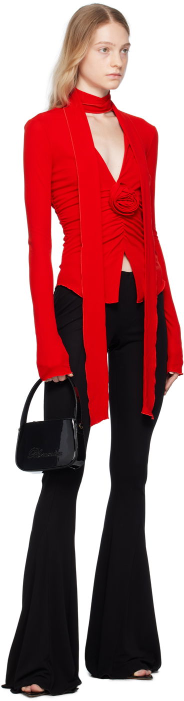 Bukser Blumarine Flared Trousers Sort | P344P010A, 3