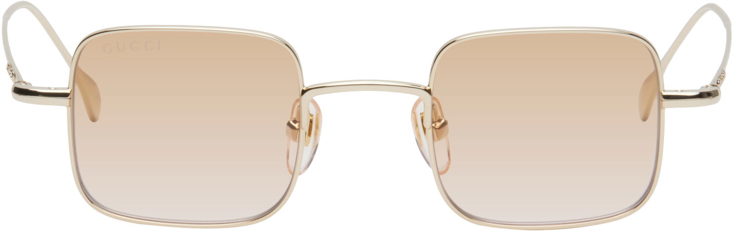 Solbriller Gucci Gucci Squared Metal Sunglasses Metalisk | GG1813S-004, 0
