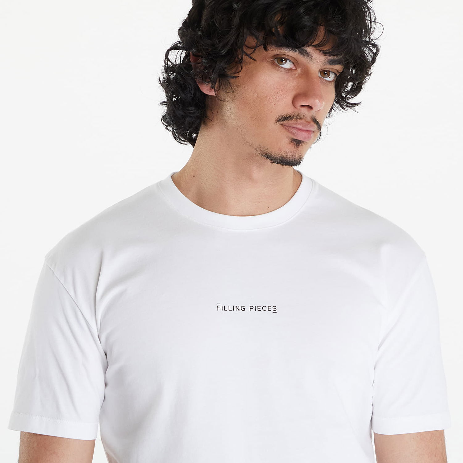 T-shirt Filling Pieces T-shirt Slim UNSIEX White Hvid | 74434001901, 1