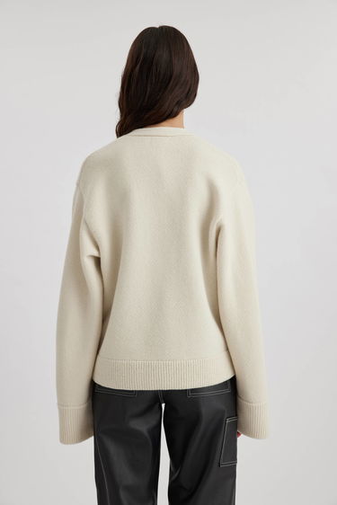 Sweater AXEL ARIGATO Memory Relaxed Cardigan Beige | A0443010, 3