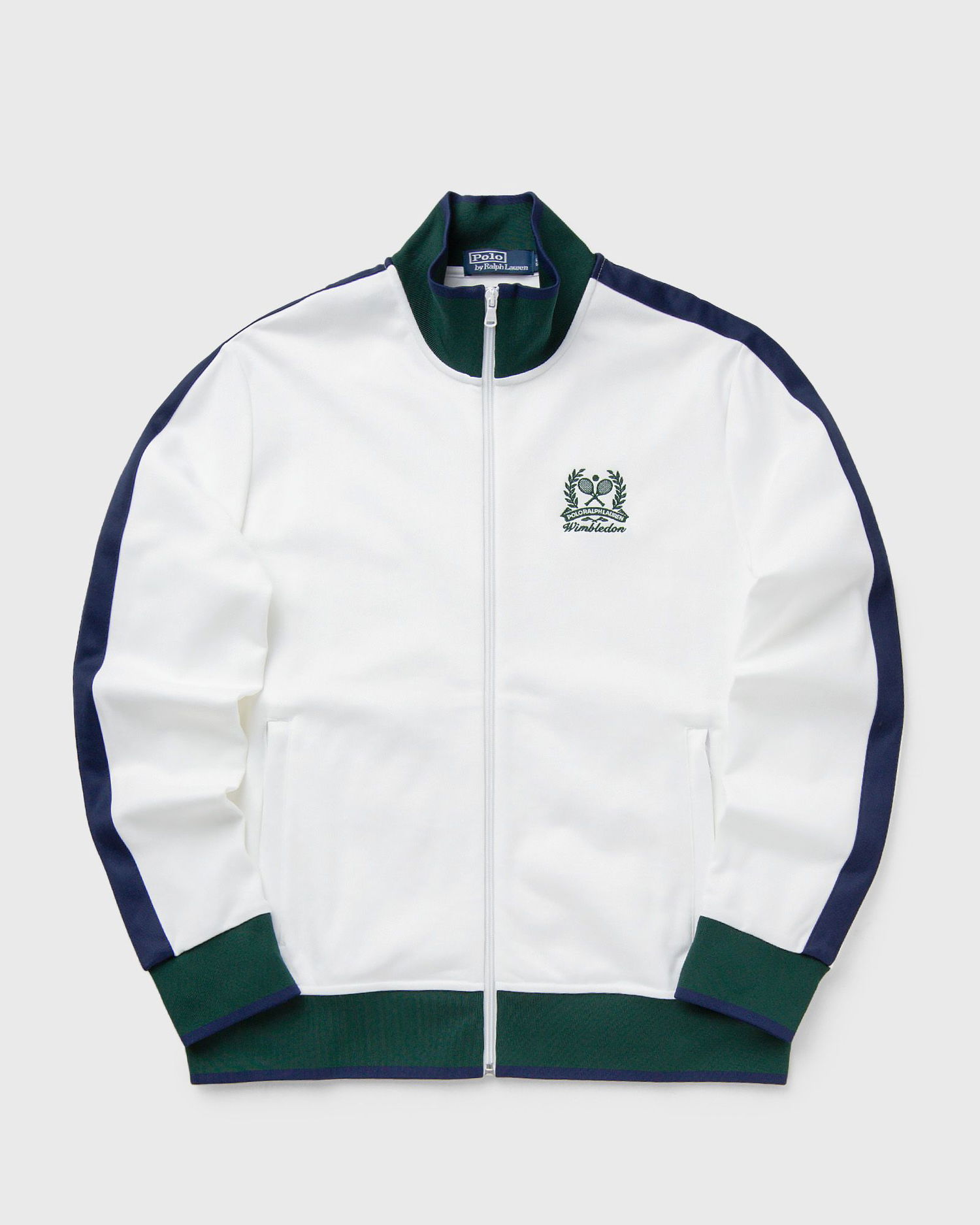 Jakke Polo by Ralph Lauren Polo Ralph Lauren Wimbledon Full-Zip Track Jacket Hvid | 710970492001, 0
