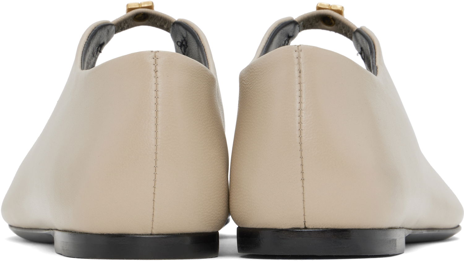 Tøj Givenchy Givenchy 4G Liquid Ballerina Flats Beige | BE500VE16Q257, 1