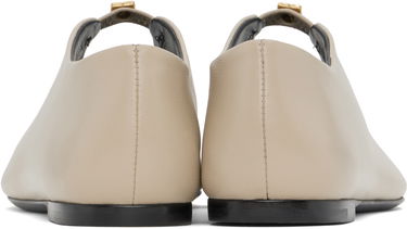 Tøj Givenchy Givenchy 4G Liquid Ballerina Flats Beige | BE500VE16Q257, 1