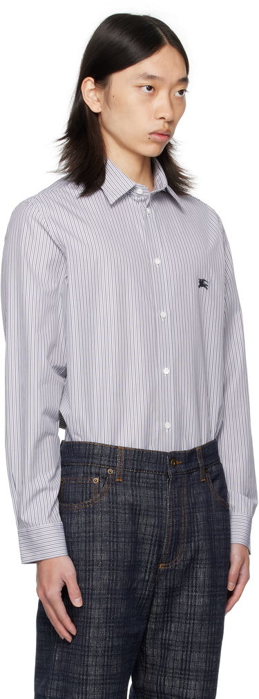 Skjorte Burberry Burberry Striped Cotton Shirt Flerfarvet | 8110883, 1
