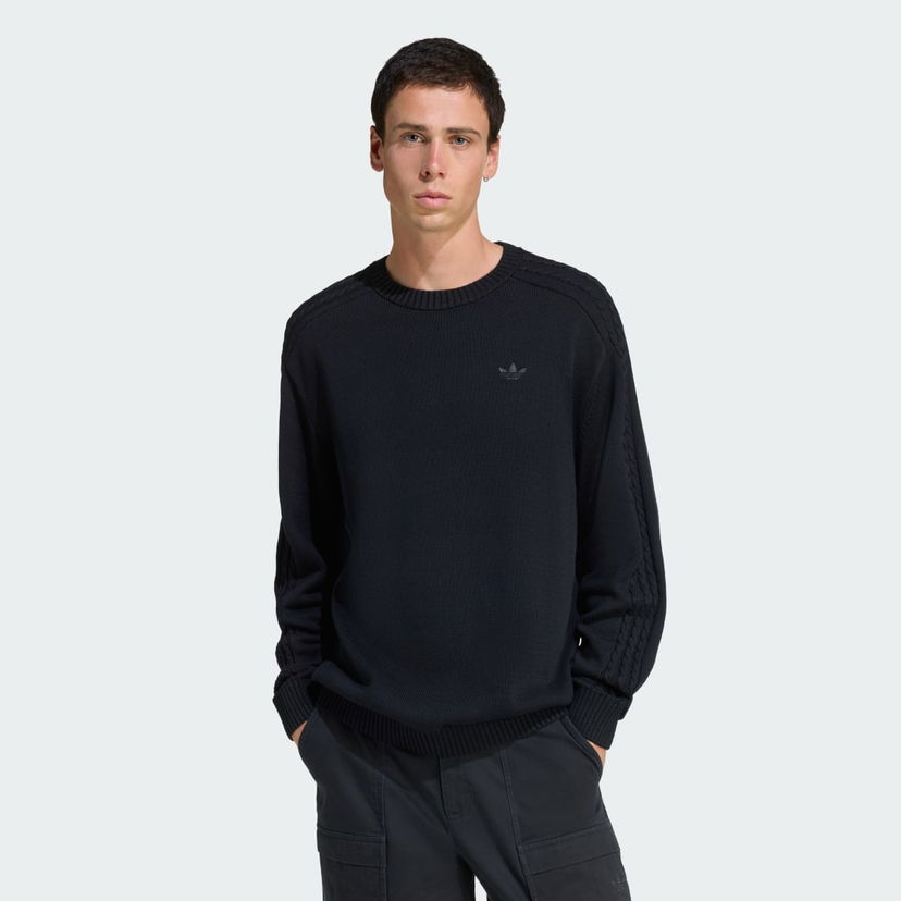 Sweater adidas Performance Premium Essentials Knit Sweater Sort | JY2648