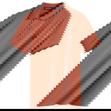 Polo skjorte Fred Perry Fred Perry Twin Tipped Polo Shirt, Size Large Orange | M3600-Y39, 1