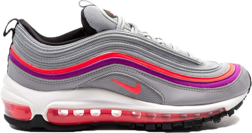 Sneakers og sko Nike Air Max 97 Wolf Grey Solar Red Vivid Purple W Lyserød | 921733-009, 0
