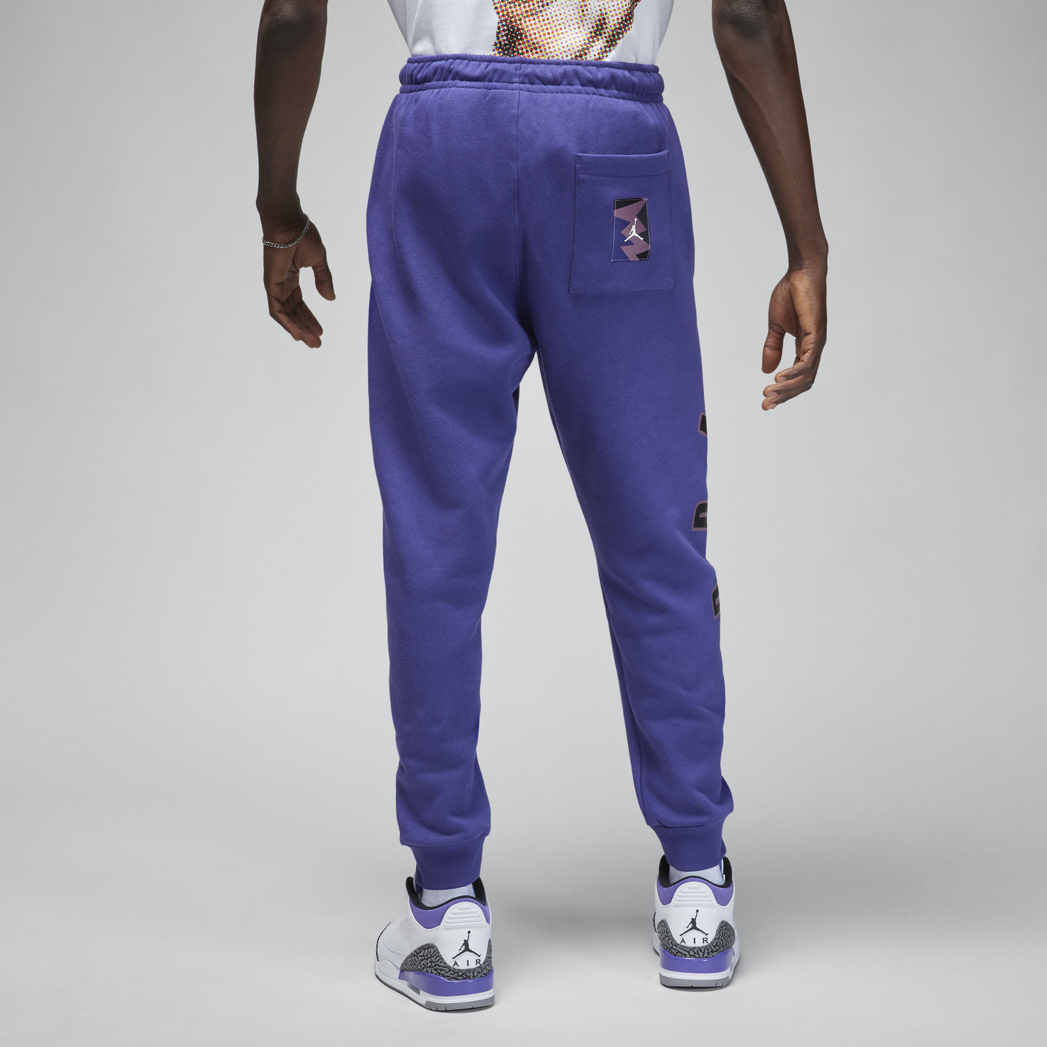 Joggingbukser Jordan Flight MVP Fleece Trousers Mørkeblå | FB7027-502, 1