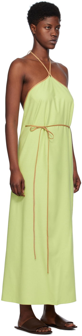 Kjole Baserange Baserange Ligo Maxi Dress Grøn | DRLI-WS-SP24, 1