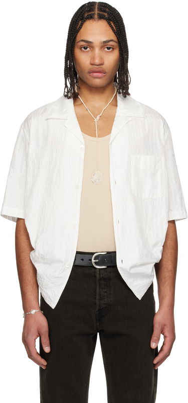 Skjorte OUR LEGACY Our Legacy Heusen Short Sleeve Shirt Hvid | M2252HWF, 0