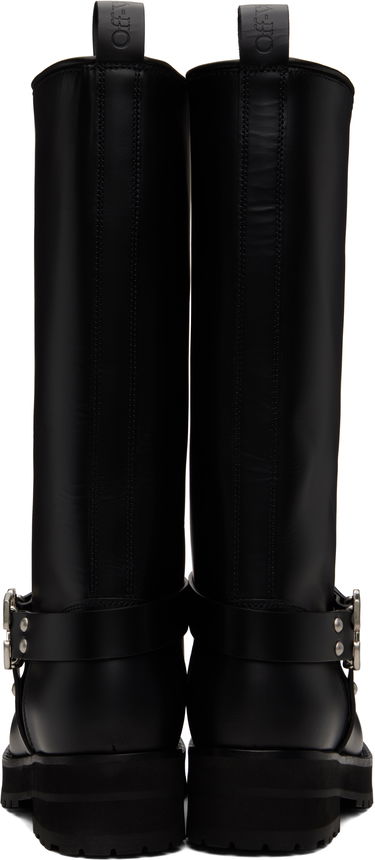 Tøj Off-White Off-White Off Track Leather Boots Sort | OWIE045C99LEA0011072, 1