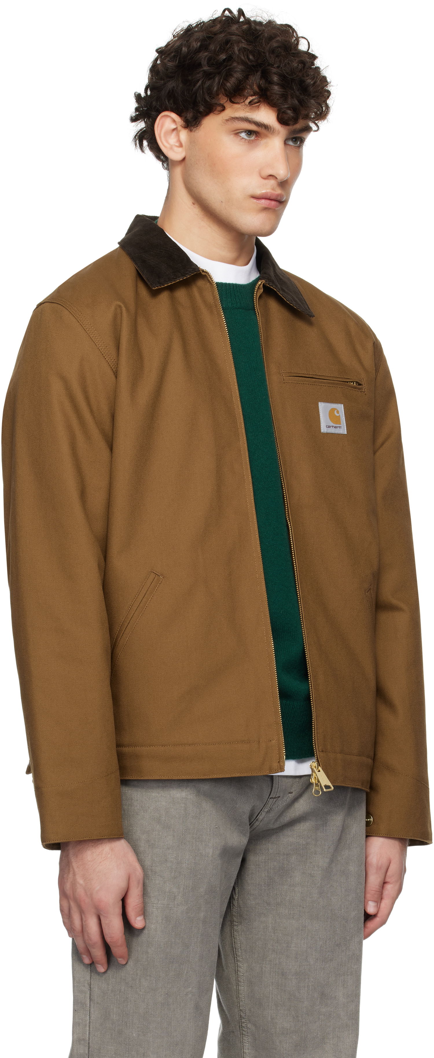 Jakke Carhartt WIP Detroit Winter Jacket Brun | I015264, 1