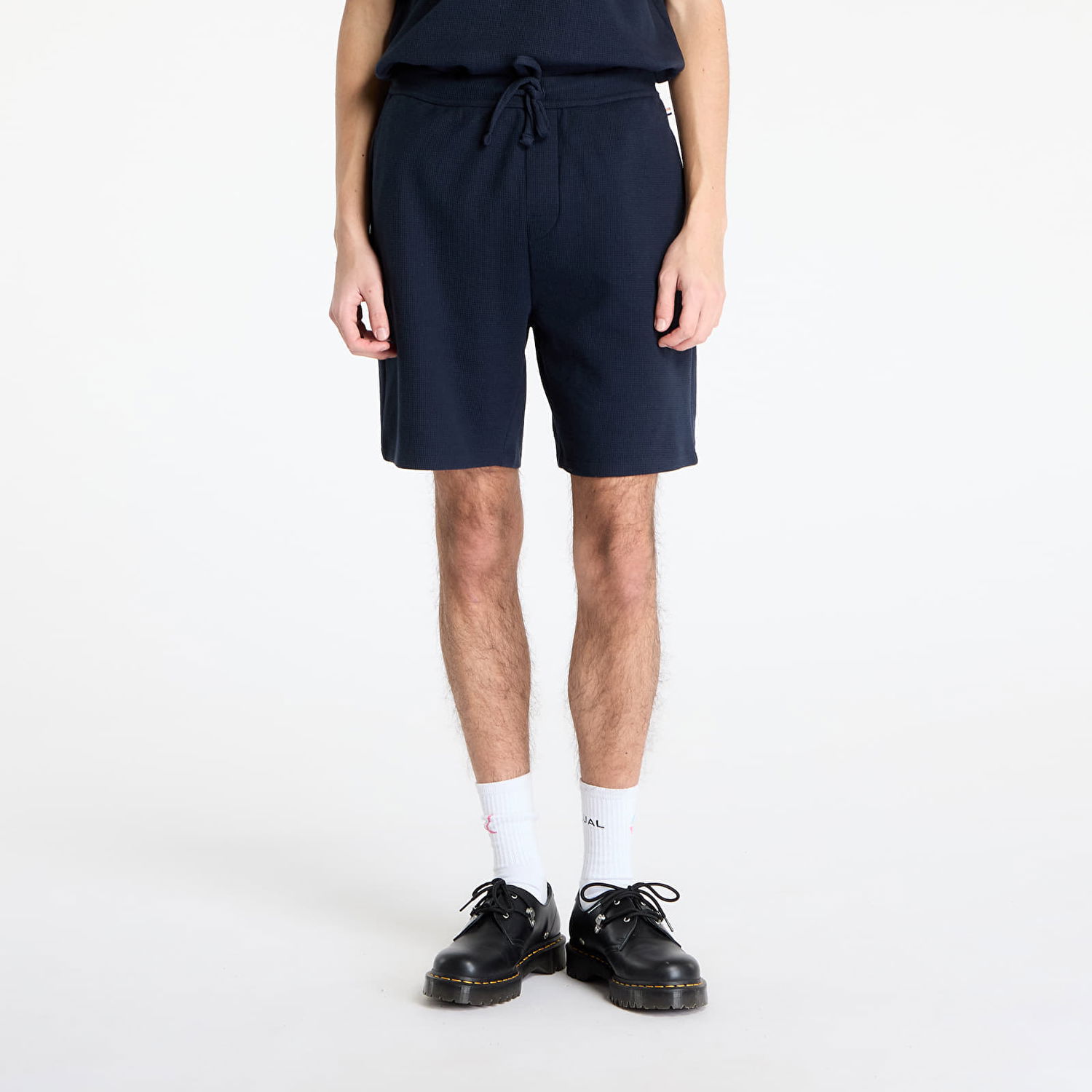 Shorts BOSS Hugo Boss Waffle Shorts Mørkeblå | 50535884-403, 0